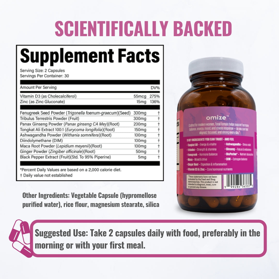 Total Female Natural Vitality Supplement